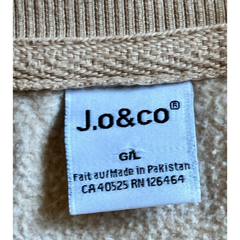 Lot Of 2 Cropped Long Sleeve Sweatshirts Lrg J.O.&Co, XL Sage Collection, Comfy - Picture 6 of 8
